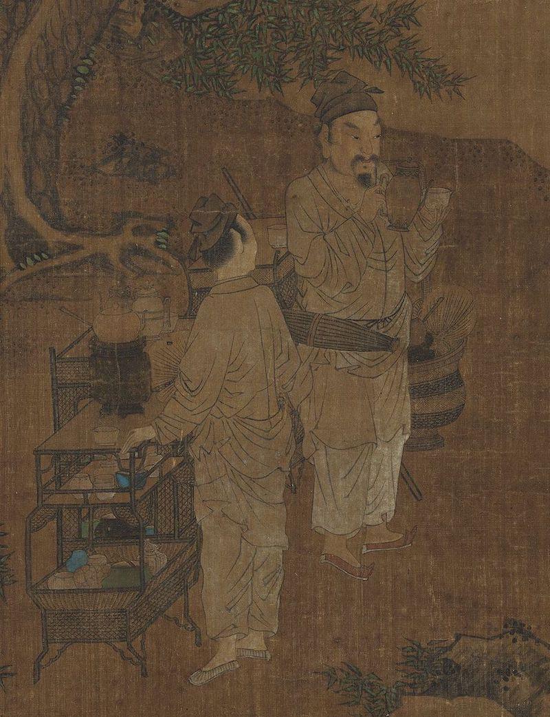 重拾“圍爐煮茶”文化，一起看看故宮藏畫里的“圍爐煮茶”[精制鋼圍爐茶桌](圖9)