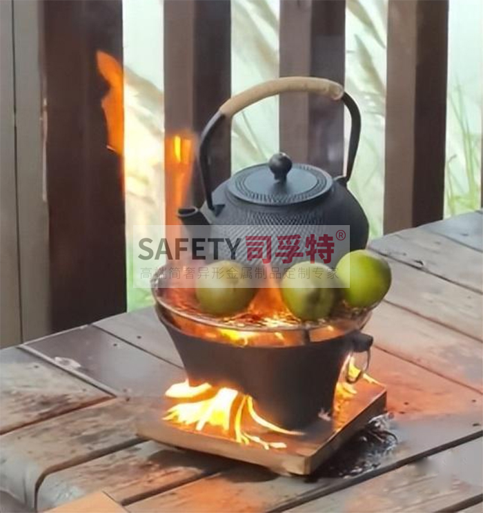 圍爐煮茶小貼士：火災(zāi)、中毒、燙傷需防范[精制鋼圍爐茶桌](圖1)