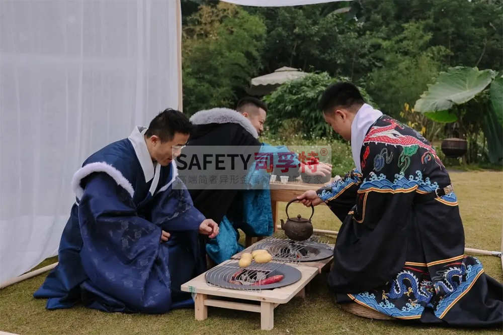 “圍爐煮茶”與非遺相互引流，潮流與文化傳承并不沖突[精致鋼圍爐，炭火爐](圖2)